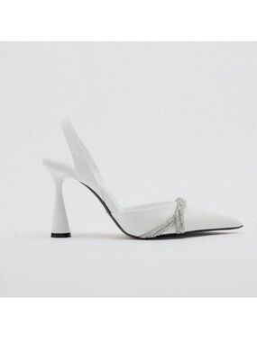 ZARA white heels size 39